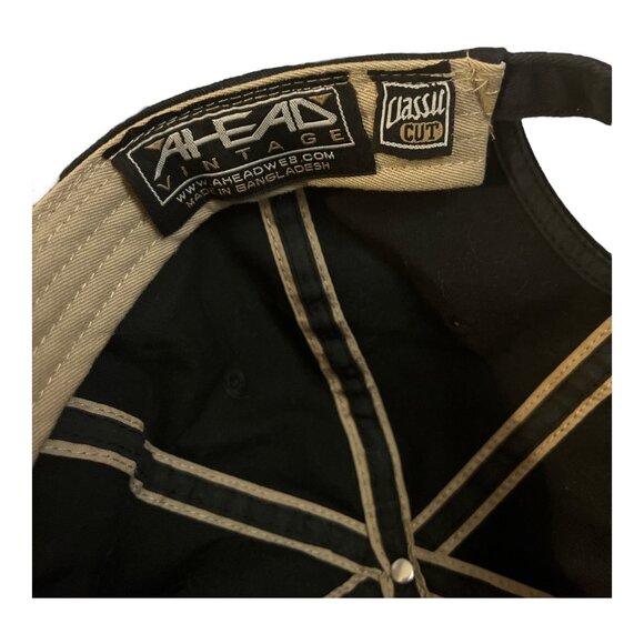 Pebble Beach 1919 One Hundred Years Golf Hat – Black Adjustable Cap by AHEAD – C - Picture 6 of 6